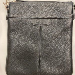 Coach Penelope Hippie Crossbody in Black Pebbled Leather